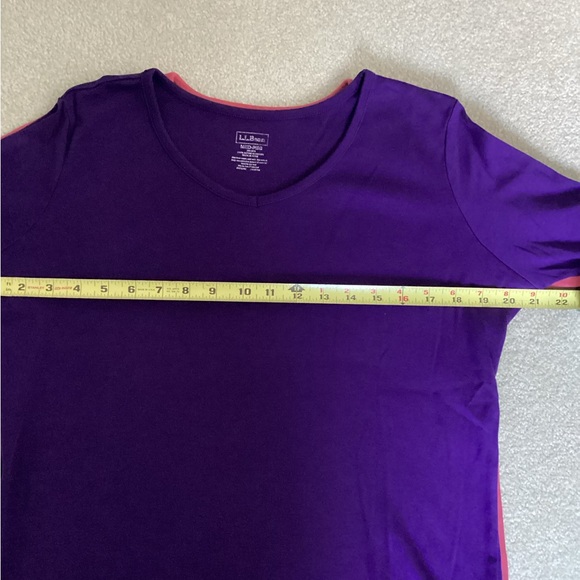 L.L. Bean Long Sleeve V- Neck Tees. Set of 3. Size M - Picture 8 of 8